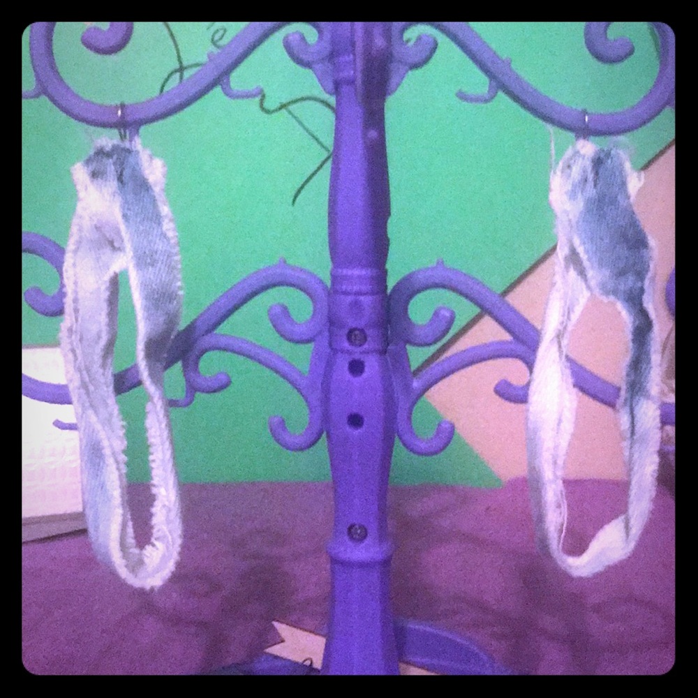 Denim Loop earrings